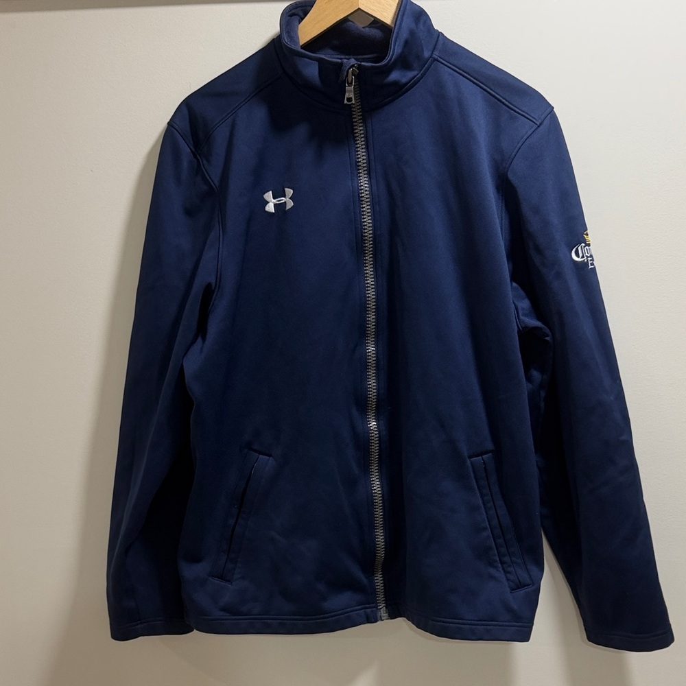 Under Armour Corona Extra Branded Large Dark Blue Full-Zip Jacket